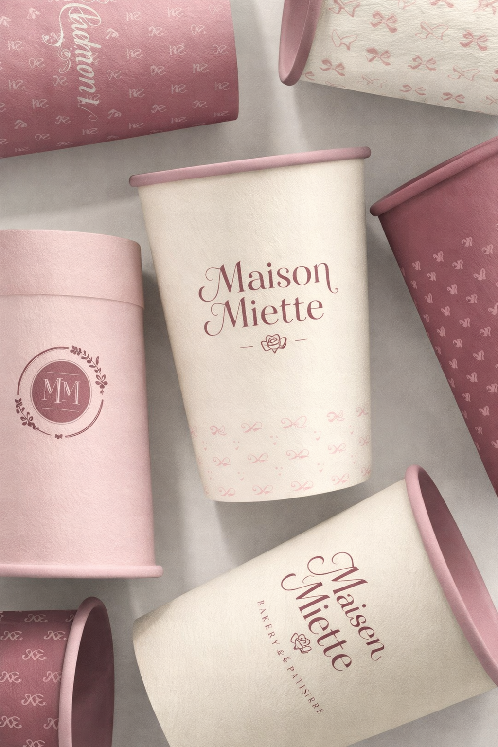 Maison Miette branded cups